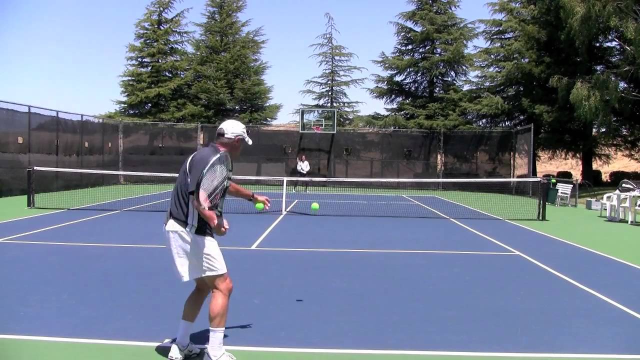 Tennis Slice Approach Shots Lesson Forehand & Backhand YouTube