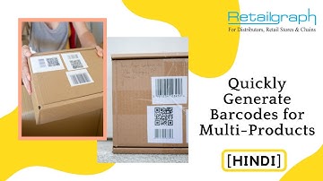 Quickly Generate Barcodes for Multi-Products with RetailGraph ERP #shorts
