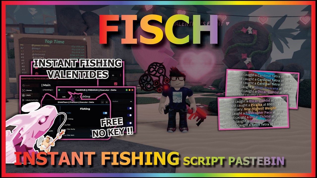 FISCH Script Pastebin 2026 INSTANT FISHING, PERFECT CATCH, EVENT ...