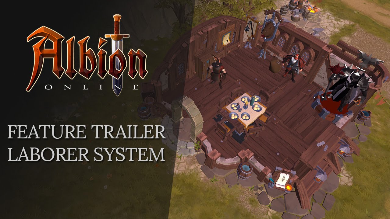 Albion Online gameplay video is labour-intensive, demonstrates worker system