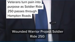 Veterans turn pain into purpose as Soldier Ride 250 passes through Hampton Roads