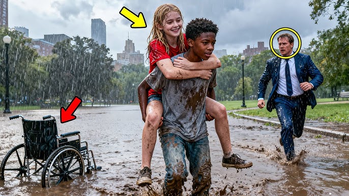 Billionaire's Disabled Daughter Got Stuck in the Mud, Then a Poor Black Boy Did the Unthinkable - YouTube