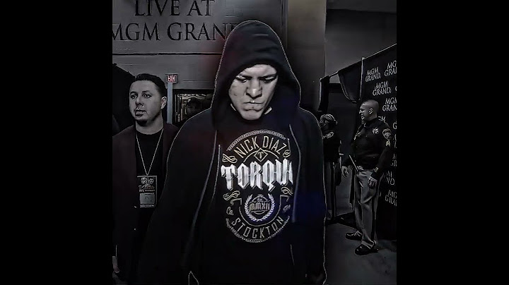 a Nick Diaz story..