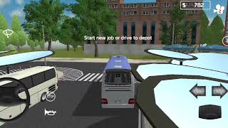 Bus Simulator 3D - Workers Transport Bus Driving 2025 -Bus Game Android Gameplay #transport  screenshot 4