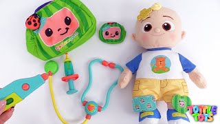 Pretend Play JJ Boo Boo Doll Visit to Doctor - Toddler Learning Videos