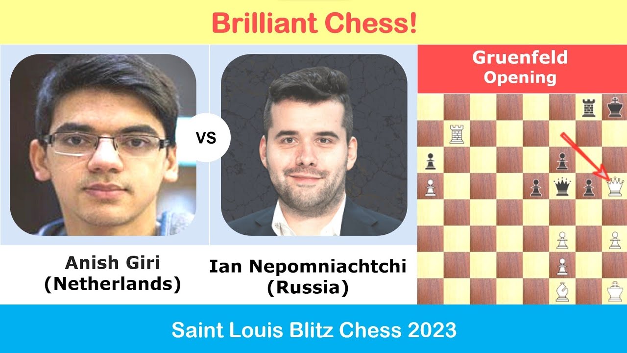 Anish GIRI, NED, The Netherlands, First matchday of the Sparkassen