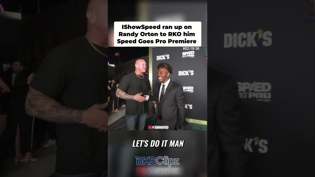 Скоростной Рэнди Ортон из RKO на премьере фильма «Скорость становится профессиональной» 😂