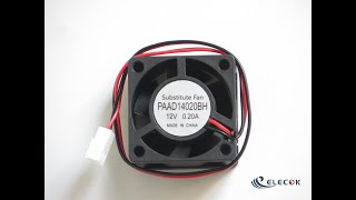 PAAD14020BH 12V 0.20A 2wires cooling fan，Substitutes