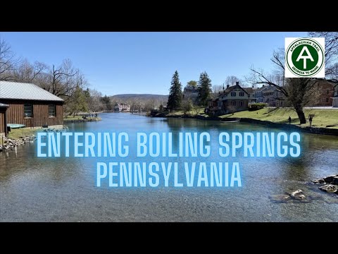 Hiked from Whiskey Springs Road to Boiling Springs in Pennsylvania on the Appalachian Trail