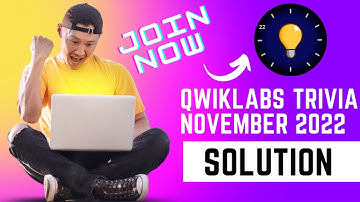 Qwiklabs Trivia November Week 1 | Qwiklabs Trivia November 2022 | Solution | #qwiklabs