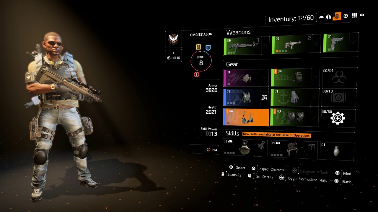 The Division 2 Deconstruct Weapons & Gear For Materials, Artemis