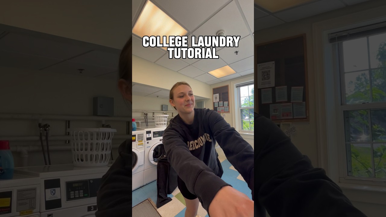College Laundry Tutorial  - 