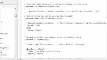 Beginning Unrealscript Learning Topic 7 - AI Navigation and More Part 2 - Attacking State
