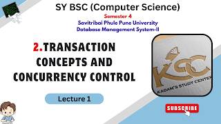 SY BCS || Semester 4 || RDBMS || 2.Transaction Concept and Concurrency Control || Lecture 1 ||