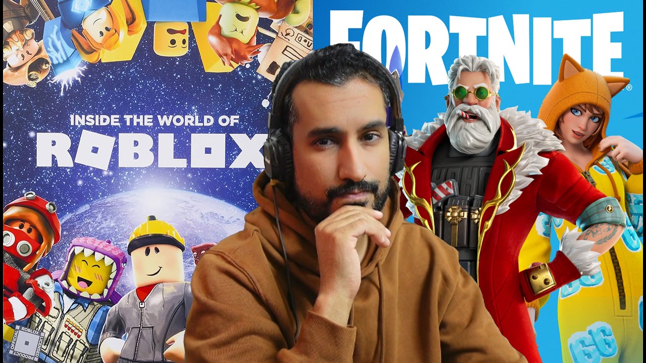 روبلوكس وفورتنايت  بث خفيف