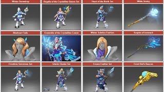All Crystal Maiden Sets/Hair/Staffs - Dota 2 - 1080p FULLHD - YouTube