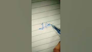 Himanshi name signature #shortsfeed #signature #viral #handwriting #signaturestyle #art #shorts