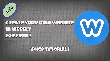 How to Create Your Own Website For FREE  [Using Weebly]