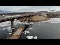 Строительство нового моста через реку Сок / март 2020 г./ Самара / Russia