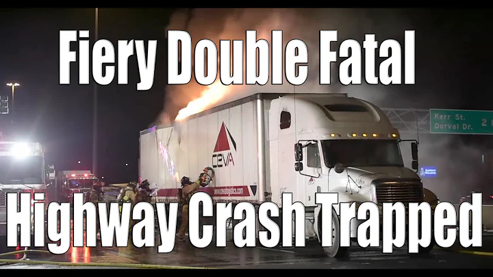 Fiery Fatal Collision - QEW/ Trafalgar - Oakville, Ontario