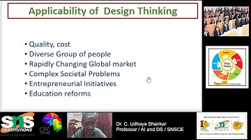 The Power of Design Thinking in Engineering | Dr. C. Udhaya Shankar | SNS Institutions