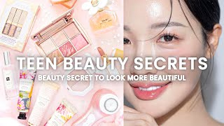 Teen Beauty Secrets Tips to Enhance Your Natural Glow! 🫧🎀 beauty hacks and tips #aesthetic #viral