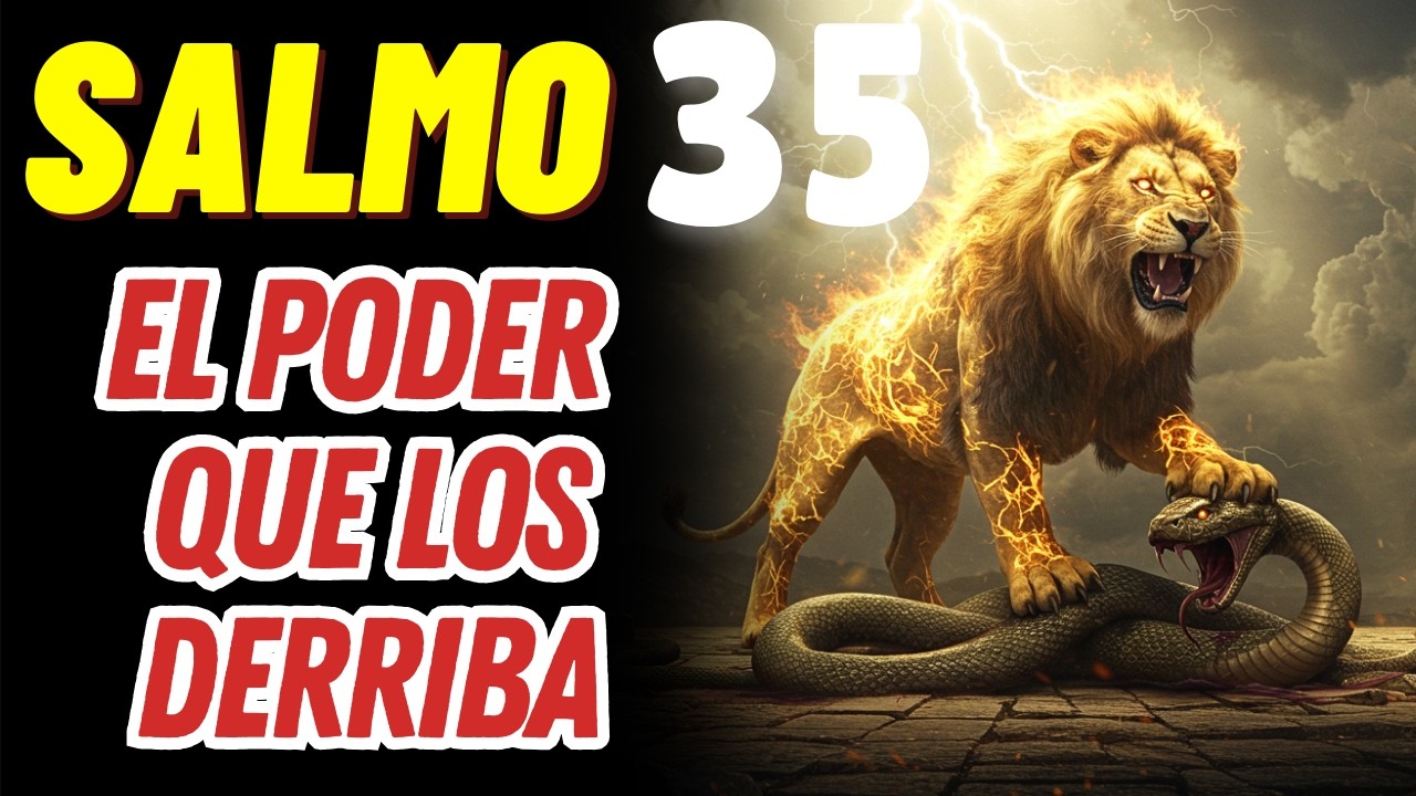 🔥 ¡Solo de OÍR el SALMO 35 tu ENEMIGO CAE POR TIERRA! DEVUELVE Brujería x7 HOY