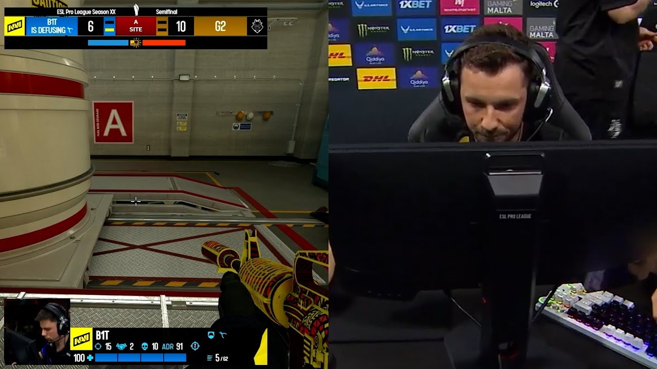 бит берет клатч 1в2 - хантер решил не пикать...