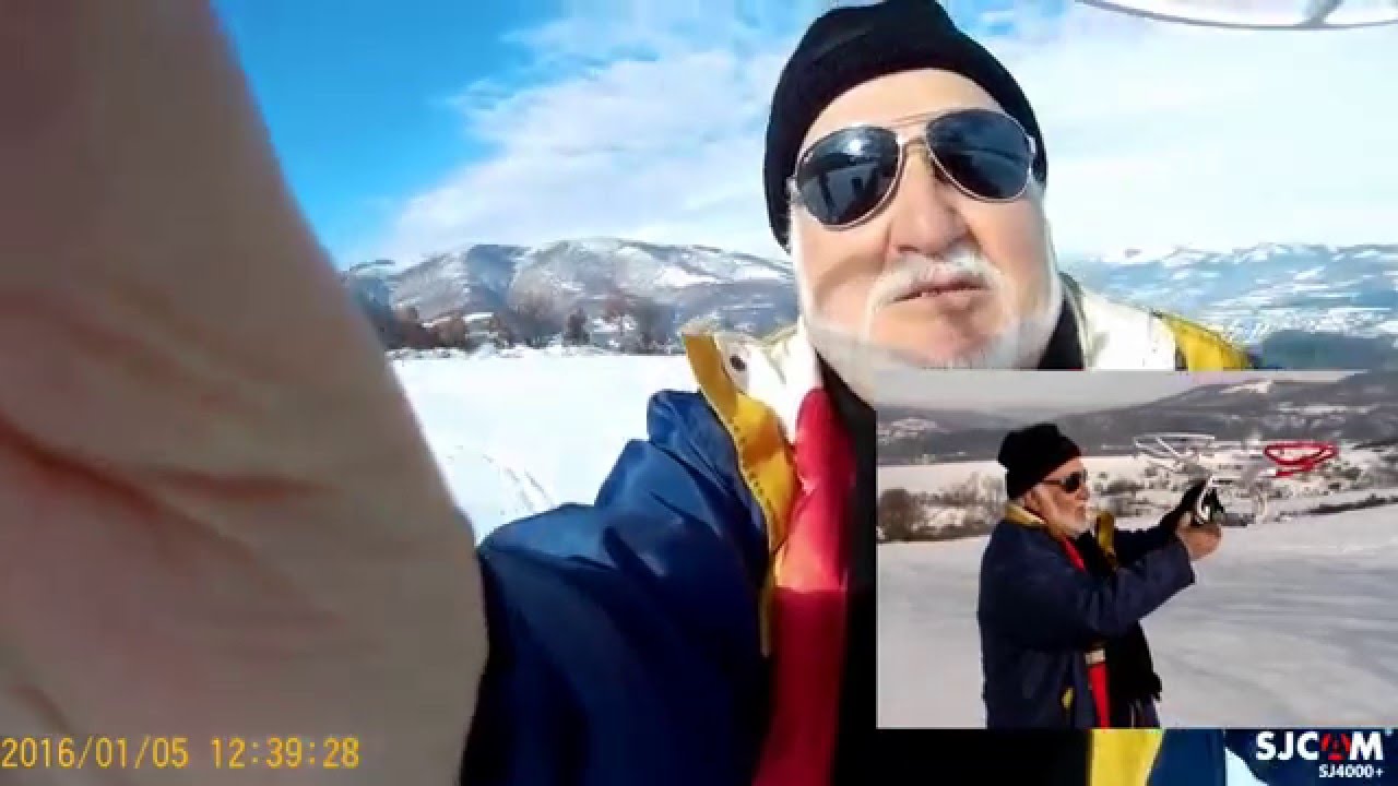 SJ4000+2K  MOUNTED AT CHEERSON CX-20 AEROFILMING THE SNOWING AIRFIELD(COURTESY BANGGOOD)