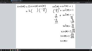 Double-Angle Identities Example 2