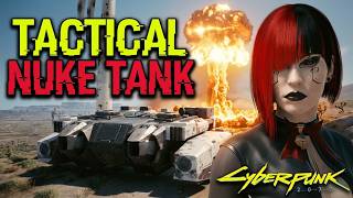 Nuclear Basilisk Tank with Tactical Nuke & Machine Gun #cyberpunkmods