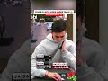 Poker Player HIDES UNDER POKER TABLE at Lodge Card Club Main Event 🫣 #poker #casino #pokerhands