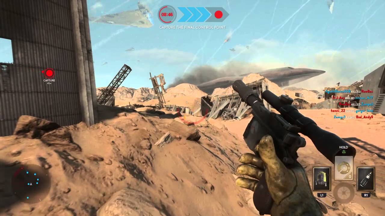 STAR WARS BATTLE FRONT: JAKKU MAP