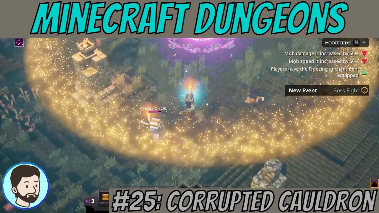 Minecraft Dungeons (PC) - Part 25: Corrupted Cauldron - YouTube