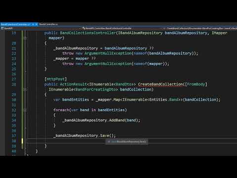 RESTful API with ASP.NET Core 3.0 - 44/50 - Creating Collection of Resources