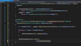 RESTful API with ASP.NET Core 3.0 - 44/50 - Creating Collection of Resources
