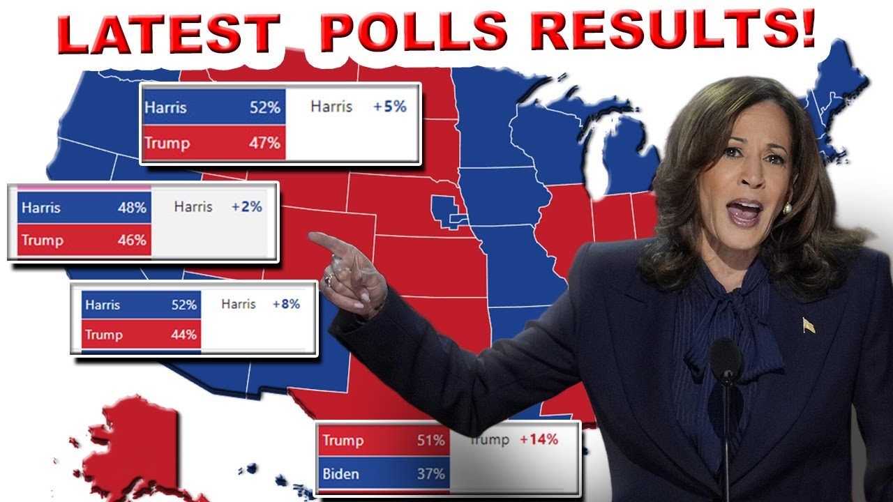 Kamala Harris DOMINATES the LEAD in the NEW POLLS 2024 - YouTube