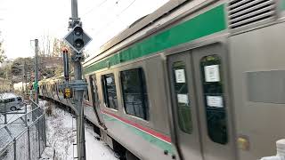 普通愛子行き 東北福祉大前駅発車（E721系1000番台＋0番台）