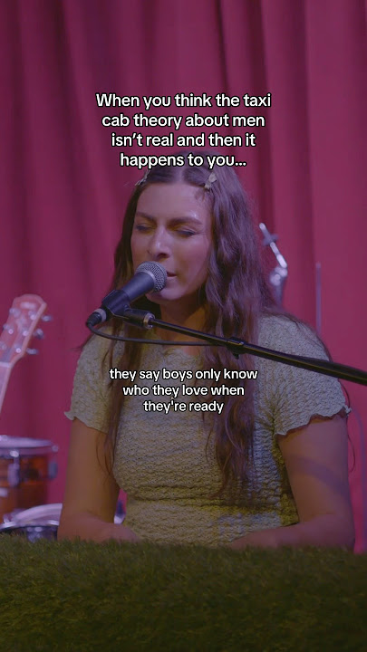 the taxi cab theory 💔 #singersongwriter
