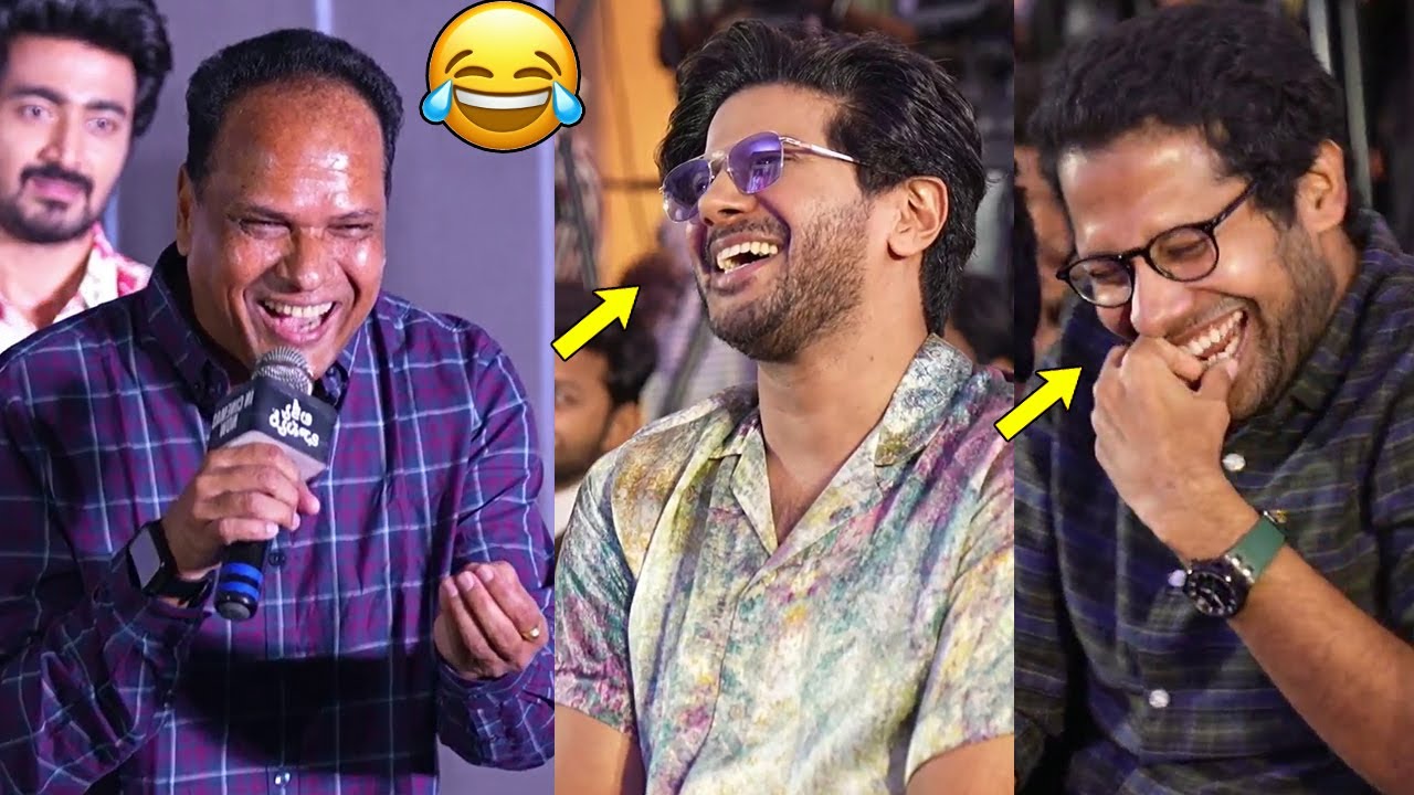 Dulquer Salmaan,Venky Atluri,Dil Raju Can't Stop Their Laugh to ...