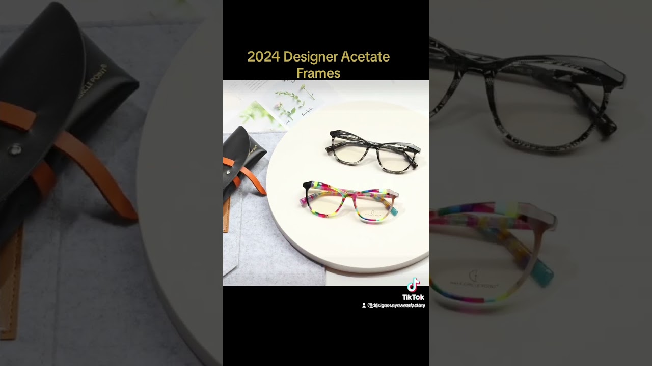 2024 new designer acetate frames