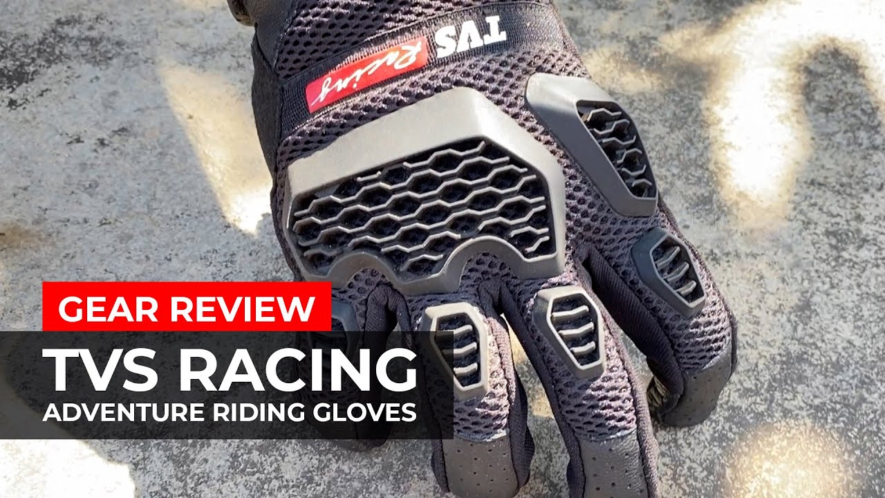 tvs racing riding gloves