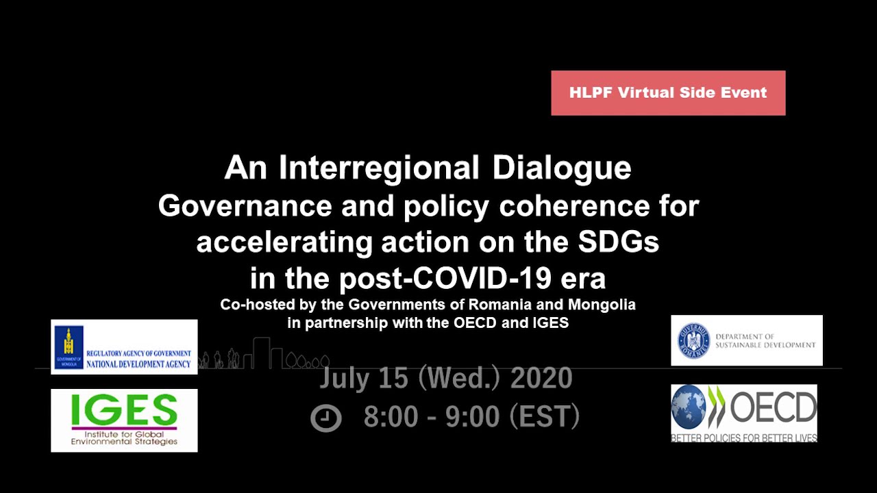 HLPF Official Virtual Side Event - YouTube