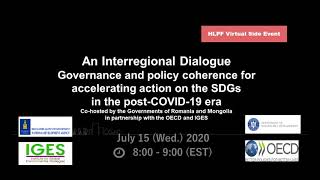 HLPF Official Virtual Side Event