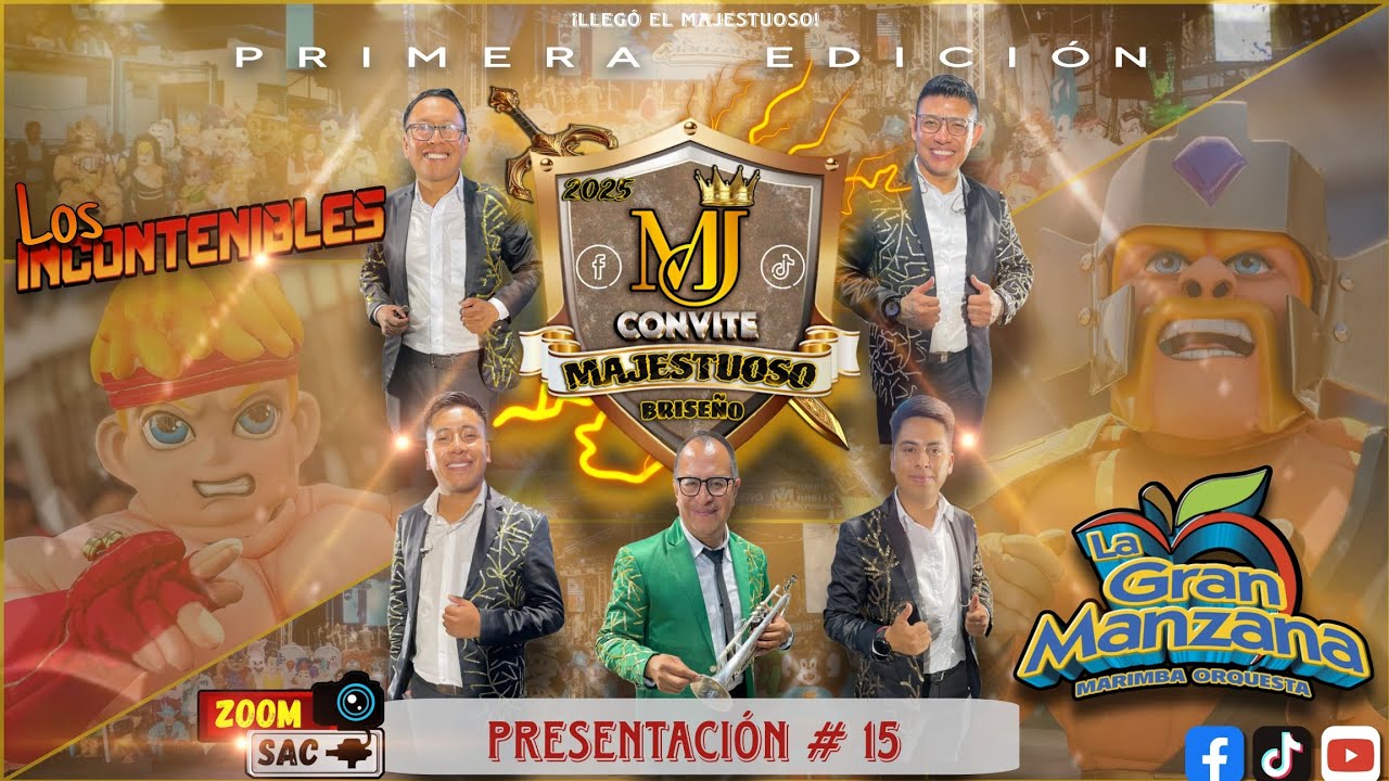 CONVITE MAJESTUOSO BRISEÑO - Primera Edición 2025 GRAN DESCUBRIMIENTO Música - La Gran Manzana 