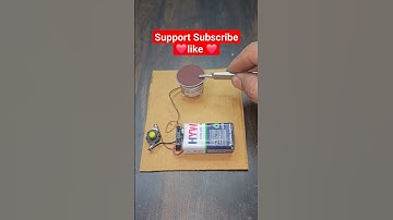 Dc Motor Experiment . How To Make Simple Dc Motor Working I #shorts #tech #youtubeshorts #dcmotor