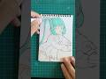 初音ミク描いてみた #drawing #イラストメイキング #初音ミク #hatsunemiku #ボカロ #アナログイラスト