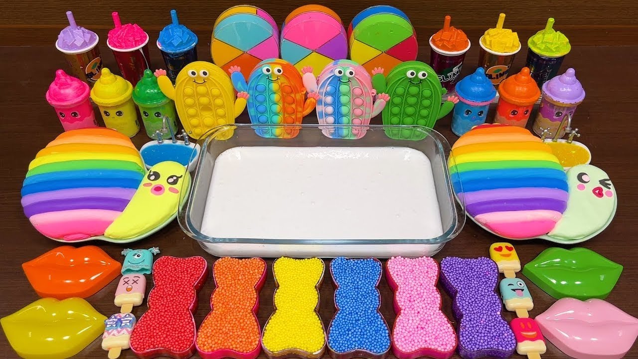 LIVE: Making Slime with Funny Bottle ! Mixing Random Things into Slime 