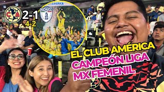 ¡¡¡EL AME ES CAMPEÓN!!! | AMÉRICA VS PACHUCA FINAL VUELTA LIGA MX FEMENIL |Reacción desde el Azteca