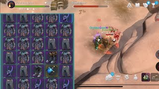 картинка: Frostborn:So much rare loot from pvp😨Amazing fights🔥Поднимаю топ лут,слишком легкое пвп для меня👻